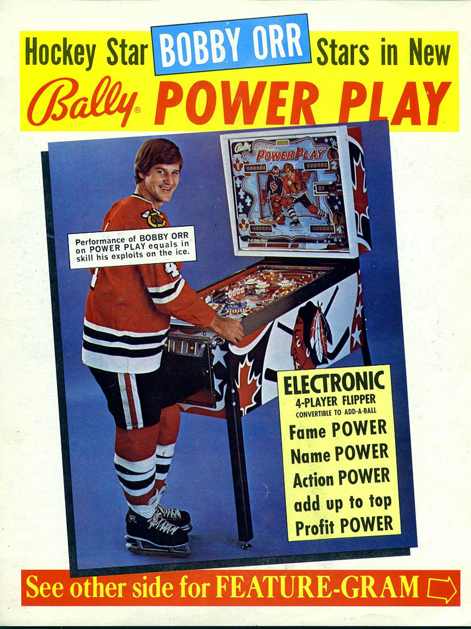 Bobby Orr Power Play Flyer front