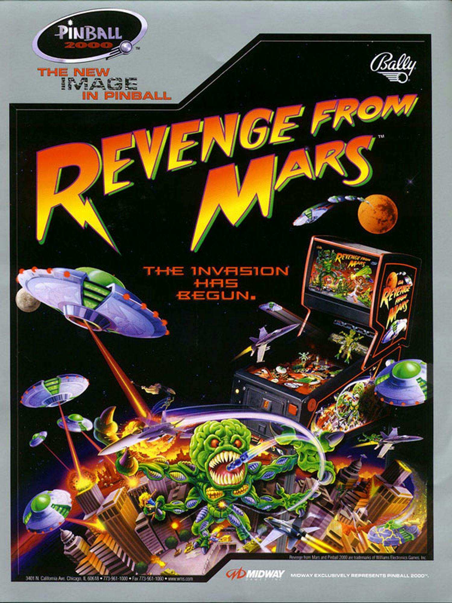 Revenge from Mars Flyer Seite 1