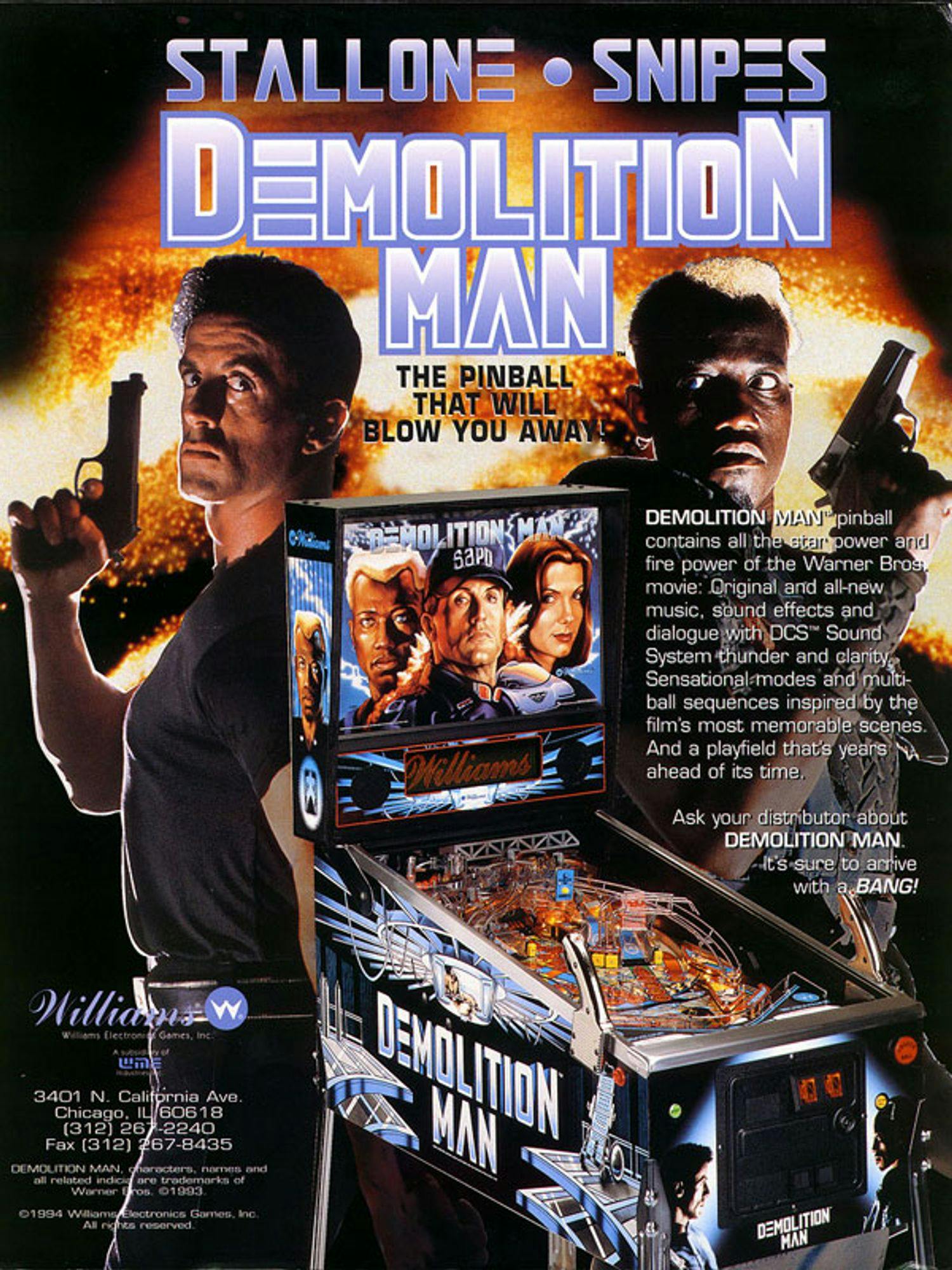 Demolition Man Flyer Seite 1