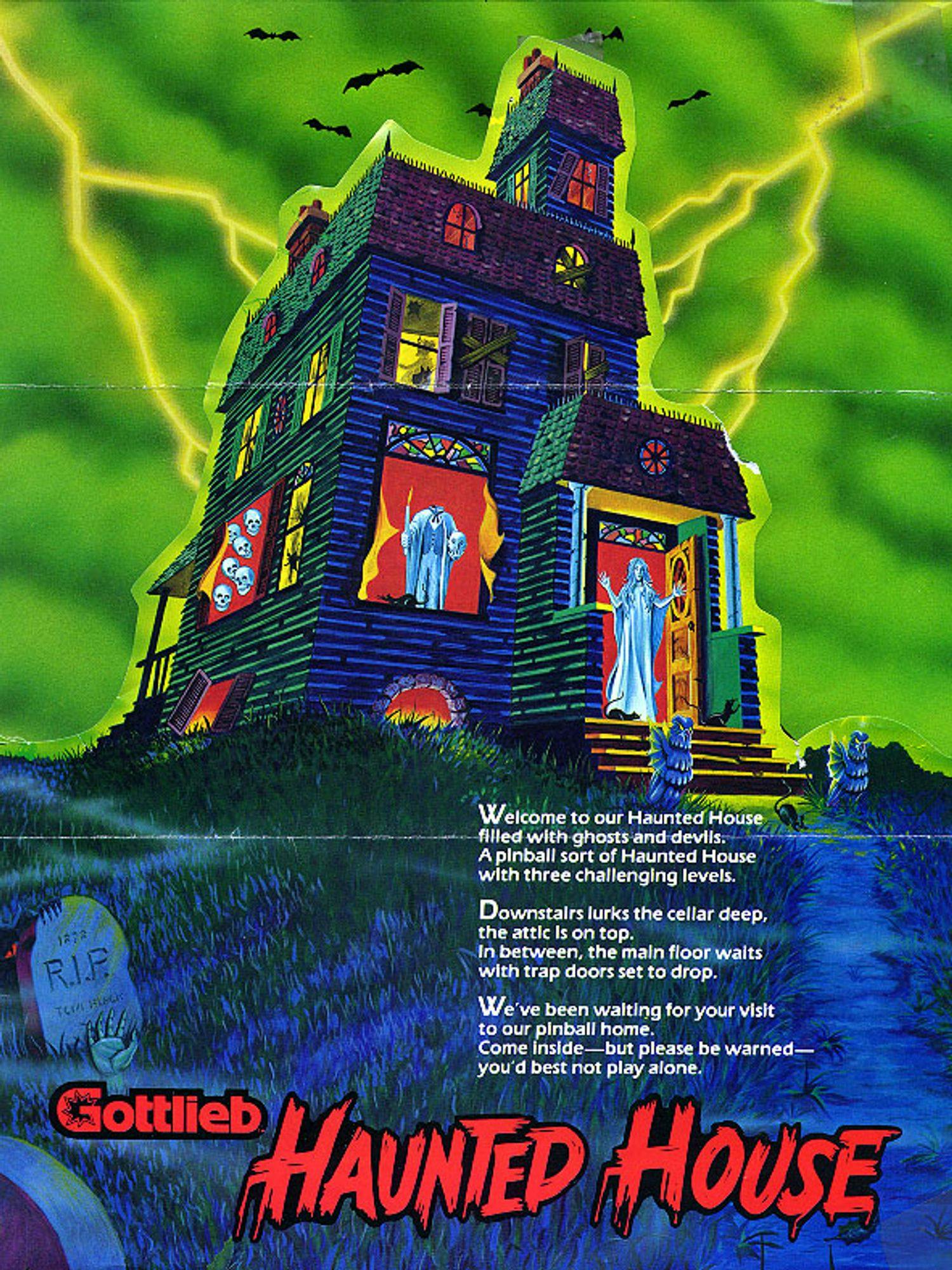 Haunted House Flyer front