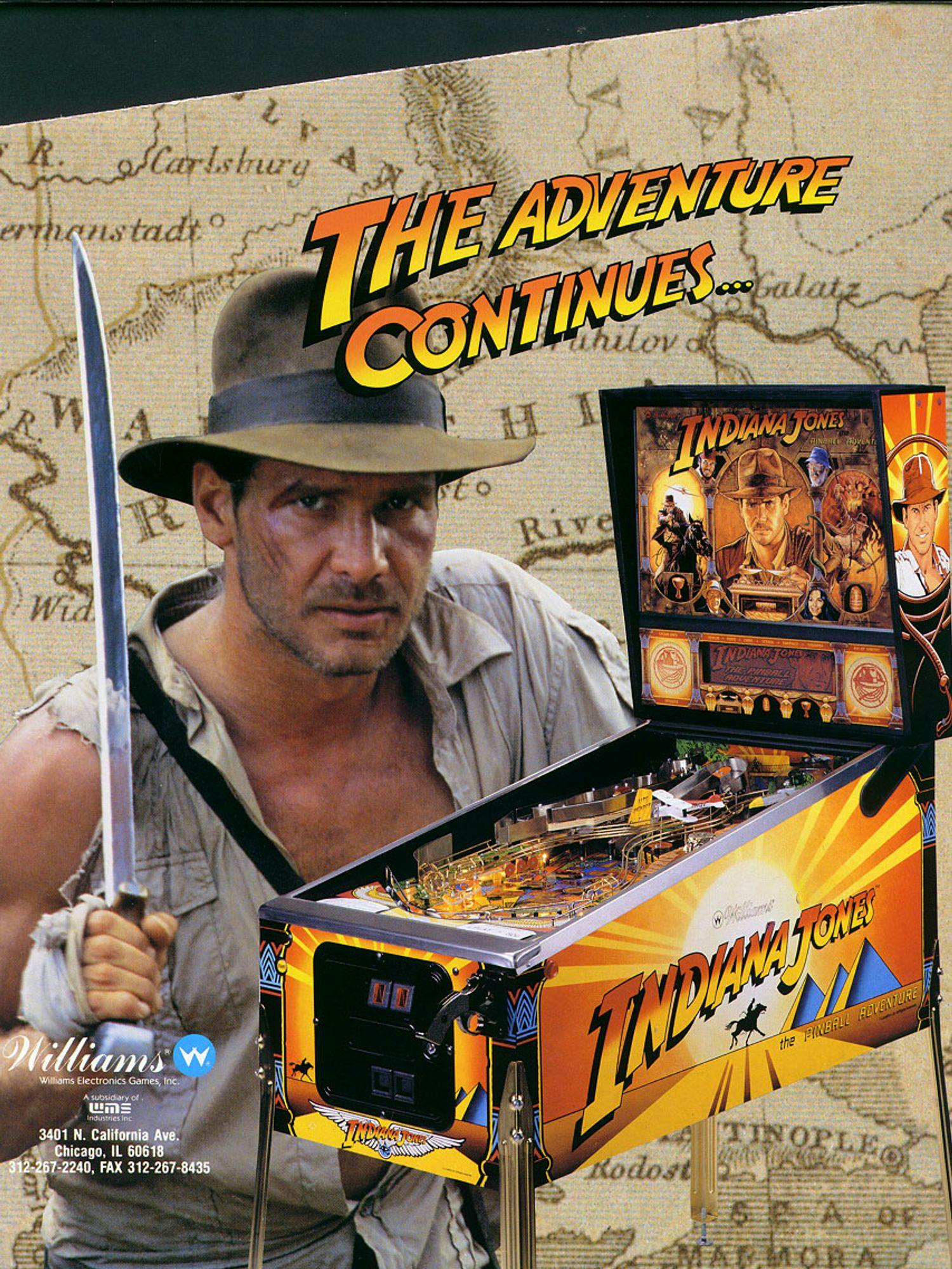 Indiana Jones Flyer Vorderseite 